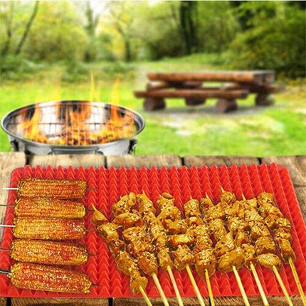Tray Oven Pan Baking Mat Mould Sheet Liner Non-stick Silicone Cook Pyramid - Aimall