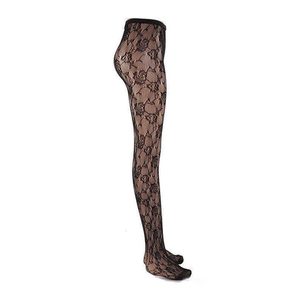 Sexy Pantyhose Stockings Fishnet Floral Lace Pattern Fashion Tights Black Au Aimall