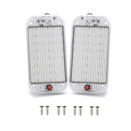 2PCS 12V 48led Truck Car UTE Caravan Interior Roof Ceiling Dome Light Cabin Lamp - Aimall