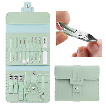 16PCS/Set Tools Pedicure Kit Stainless Steel Nail Grooming Clippers Manicure AU - Aimall