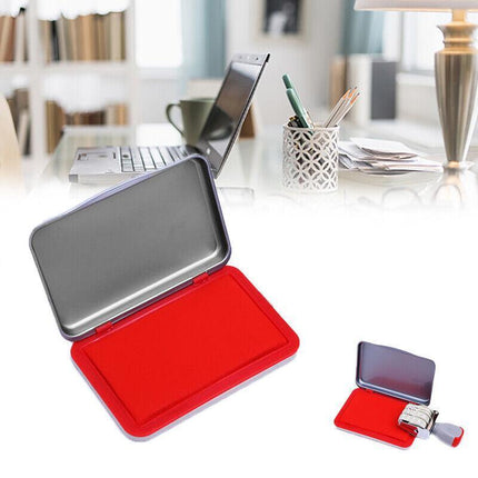 Ink Pad Inkpad Rubber Stamp Finger Print Craft office Non Toxic Baby Safe AU - Aimall