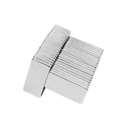 10PCS Super Strong Magnets Block Rare Earth Cuboid Neodymium 20mm × 10mm × 2mm - Aimall