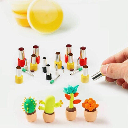 40PCS Baking Polymer Clay Tool Mini Micro Round Circle Cookie Cutters AU STOCK - Aimall