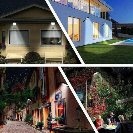 Solar Street LED Light Motion Sensor Remote Outdoor Garden Flood Down Lamp AU - Aimall