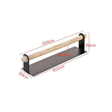 Under Cabinet Kitchen Roll Holder Paper Toilet Towel Storage Rack Self Adhesive - Aimall