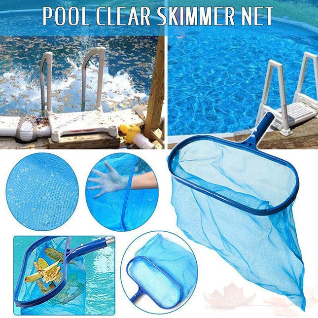 Swimming Pool Net Rake Clear Cleaner Scoop Leaf Skimmer Mesh Frame Spa Hot Tub - Aimall