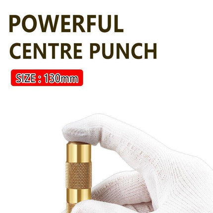 125MM Heavy Duty Automatic Centre Punch Brass Bodied Spring Loaded Auto Punch AU - Aimall