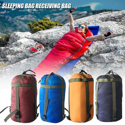 AU Waterproof Compression Stuff Sack Camping Storage Bag Outdoor Sleeping Bag - Aimall
