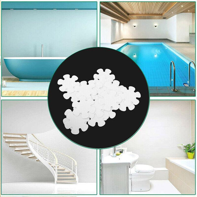 20x Non-Slip Stickers Bath Tub Stickers Mat Floor Anti Skid Shower Bathroom Mat - Aimall