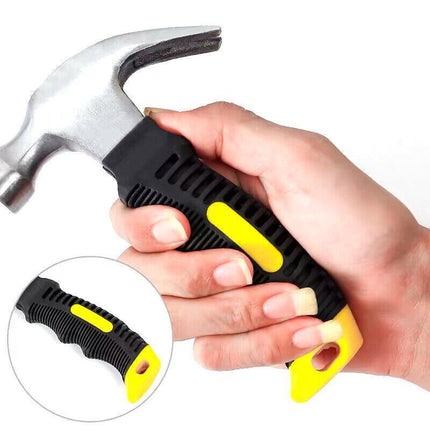 Stubby Claw Hammer Drop Forged Steel All Purpose Rubber Grip 8OZ Small Area AU - Aimall