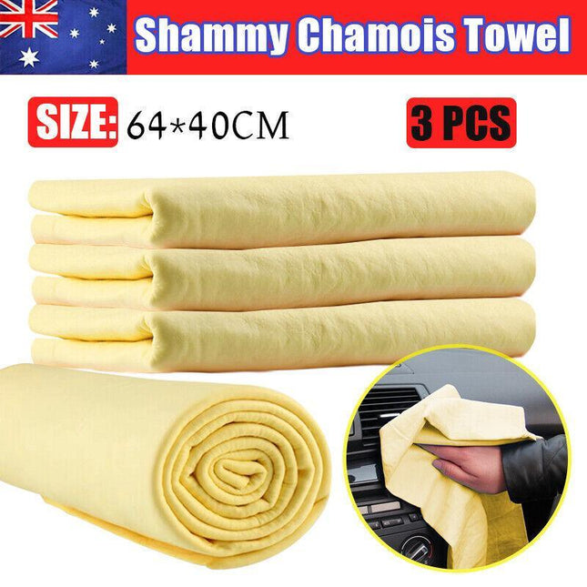 3X Large Size Shammy Chamois Towel Pvs For Car Home Office Pet Garden Restaurant Aimall