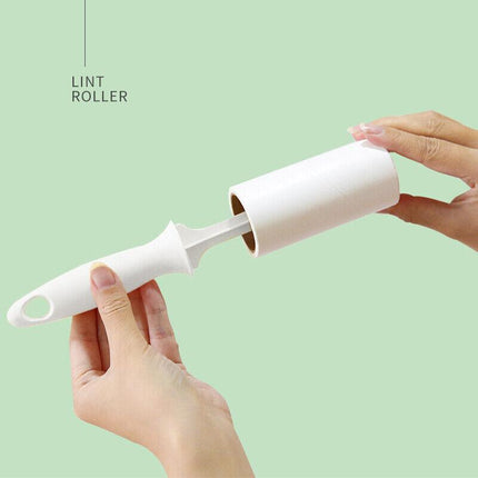 Lint Roller With Refills Sticky Remover Pet Dog Hair Clothes Sofa Dust Cleaning - Aimall