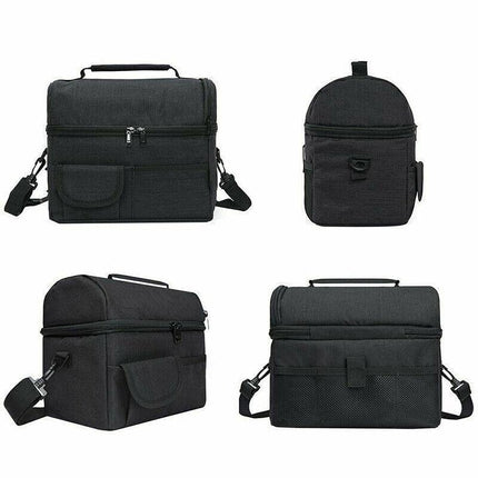 Insulated Lunch Bag Box Tote Cooler For Adults Women Men Hot Cold Food Thermal - Aimall