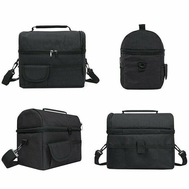 Insulated Lunch Bag Box Tote Cooler For Adults Women Men Hot Cold Food Thermal - Aimall