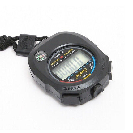 2X Handheld Stop watch Digital Chronograph Counter Sports StopWatch Timer Alarm - Aimall