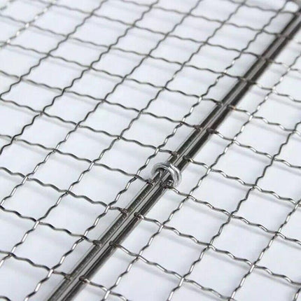 BBQ Fish Grilling Basket Grill Camping Net Meat Vegetable Cooking Kitchen Tool - Aimall