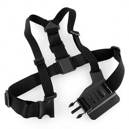 GoPro 3+ 4 5 6 7 8 Accessories Head Helmet Strap Chest Harness Mount Chesty - Aimall