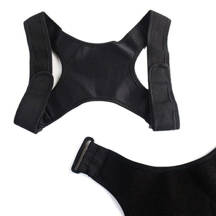 Posture Corrector Women Men Shoulder Brace Back Support Strap Belt Adjustable - Aimall