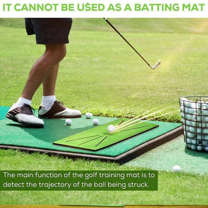 Golf Training Mat for Swing Detection Batting Golf Aid Game Practice Training AU - Aimall