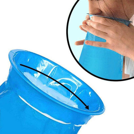 Disposable Vomit Bag in Use