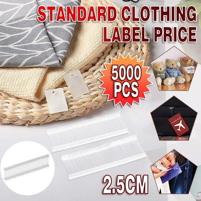 5000PCS 25mm Standard Clothing Label Tagging Tag Gun Barbs Fastener Pin - Aimall