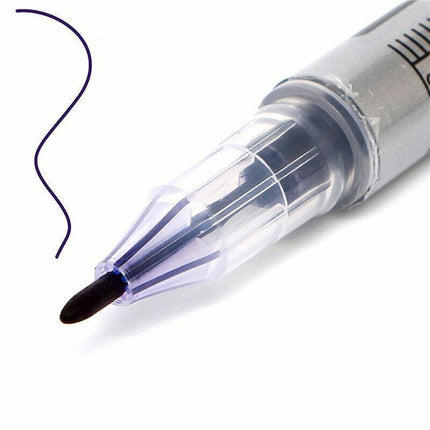 Microblading Tattoo Eyebrow Surgical Skin Marker Pen Ruler Tattoo Piercing 2PCS - Aimall