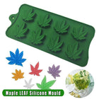 8 Maple Leaf Silicone Mold Baking Moulds For Mousse Cake Fondant Chocolate Candy - Aimall