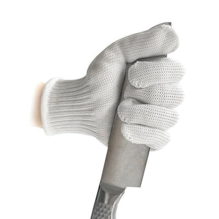 Anti Cutting Gloves Cut Resistant Level 5 Kitchen Butcher Protection Medium Size - Aimall