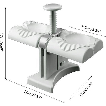 Automatic Dumpling Mould Machine Double Head Press Dumpling Press Dumpling Maker - Aimall