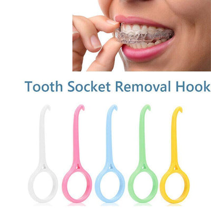 5PCS Aligner Removal Tool Invisible Braces Extractor Tooth Hook for Adult Child - Aimall