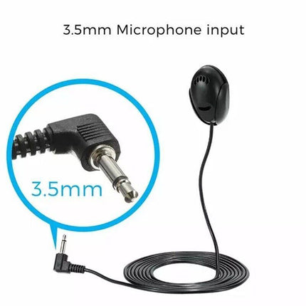 Car Radio 3.5MM External Microphone Mic For Wireless GPS Stereo Receiver - Aimall