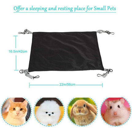 Waterproof Cat Hammock Hanging Bed Double Layer Dual Side Sleep Cage Swing Chair - Aimall