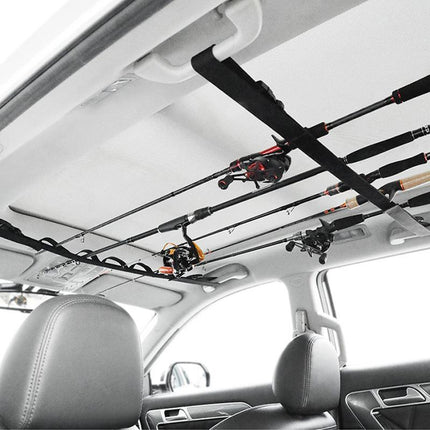 2pcs Car Fishing Rod Strap Fishing Rod Storage Rack Rod Carrier Holder for SUVs - Aimall