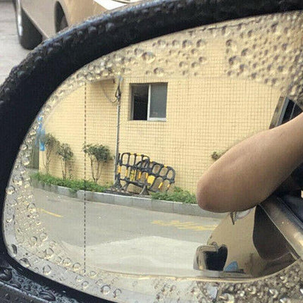 2PCS Fog Anti-glare Car Rearview Mirror Trim Film Cover Rainproof Accessories AU - Aimall