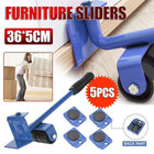 Furniture Lifter Heavy Roller Move Tool Set Moving Wheel Mover Sliders Kit AU - Aimall