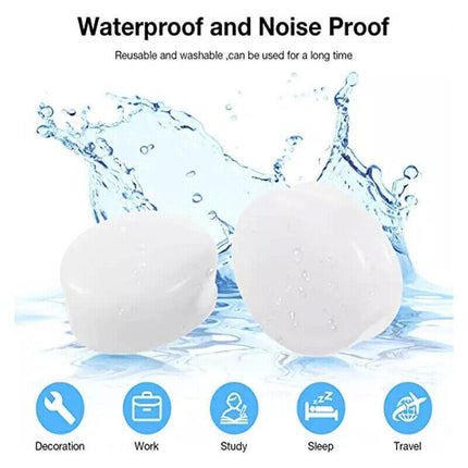6PCS Soft Silicone Ear Plugs Comfortable Adjustable Anti Sleep Snore Moldable AU - Aimall