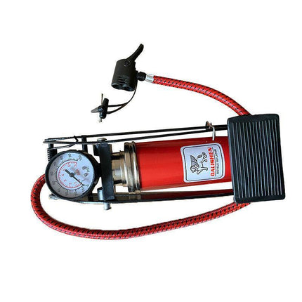 High Pressure Foot Pump Bicycle Ball Motorbike Car Type Inflator Tire Air Pump - Aimall