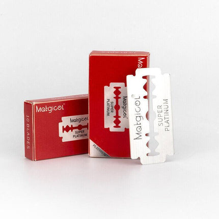 10-200 PCS Super Platinum Ultra Sharp Double Edge Cut Throat Razor Barber Blades - Aimall