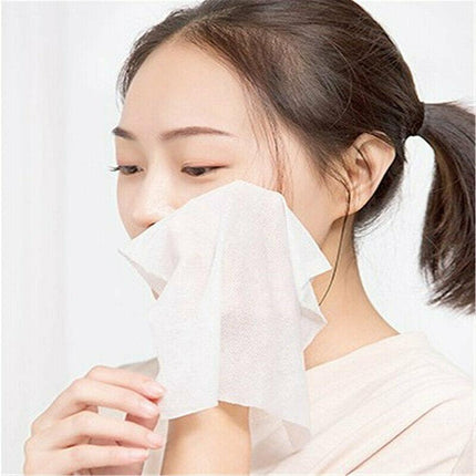UP 100PCS Disposable Cotton Compressed Washcloth Face Towel Wet Wipe travel AU - Aimall