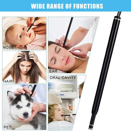 LED Ear Camera Cleaner Endoscope Otoscope Scope Pick Ear Wax Removal Scoop Tool - Aimall