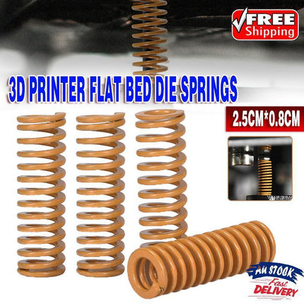 4PCS 3D Printer Flat Bed Die Springs Level Upgrade Kit Ender 3 Pro V2 CR-10 CR-X - Aimall