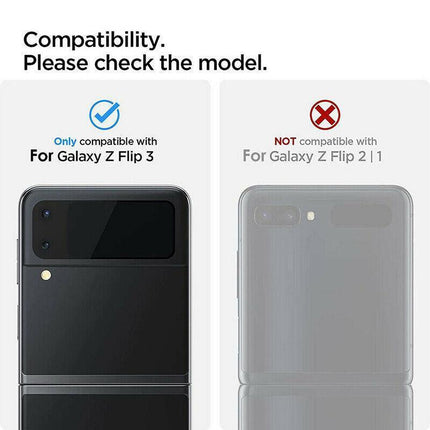 For Samsung Galaxy Z Flip 3 5G 3D Tempered Glass Camera Lens Screen Protector AU - Aimall
