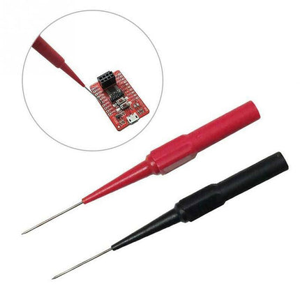 4* Multimeter Testing Lead Fluke Extention Back Probes Sharp Needles Micro Pins - Aimall