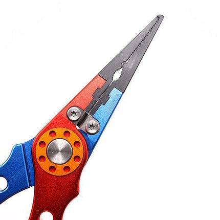 Aluminium Fishing Pliers Hook Removal Line Cutting Mono Braid Fish Grip AU Stock - Aimall