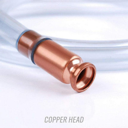 3M Self Priming Siphon Hose Water Jiggler Liquid Transfer Fuel Hose Pump Copper - Aimall