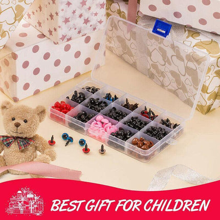 752PCS Safety Eyes and Noses with Washers Colorful Plastic Safety Eyes and Noses - Aimall