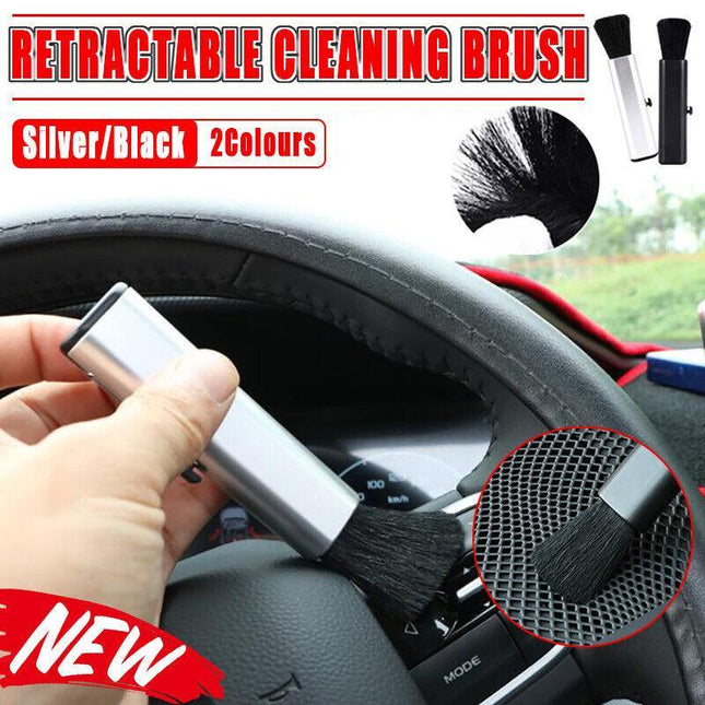 Car Conditioning Air Outlet Retractable Cleaning Brush Plastic Car Accessories - Aimall