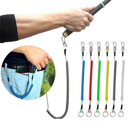 6x Fishing Lanyards Boating Ropes Kayak Secure Pliers Lip Grips Tackle Fish Tool - Aimall
