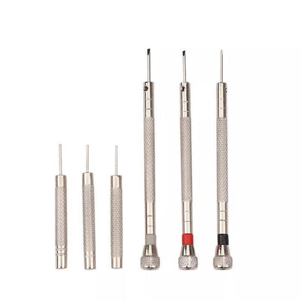 506PCS Watch Repair Tool Kit Back Case Opener Remover Spring Pin Bars Watchmaker - Aimall