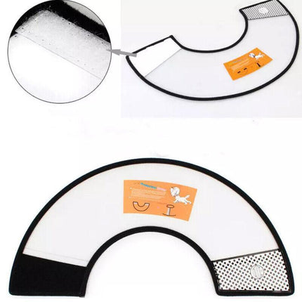 Pet Dog Cat Cone Protective Collar Wound Healing Medical Elizabethan E-collar AU - Aimall